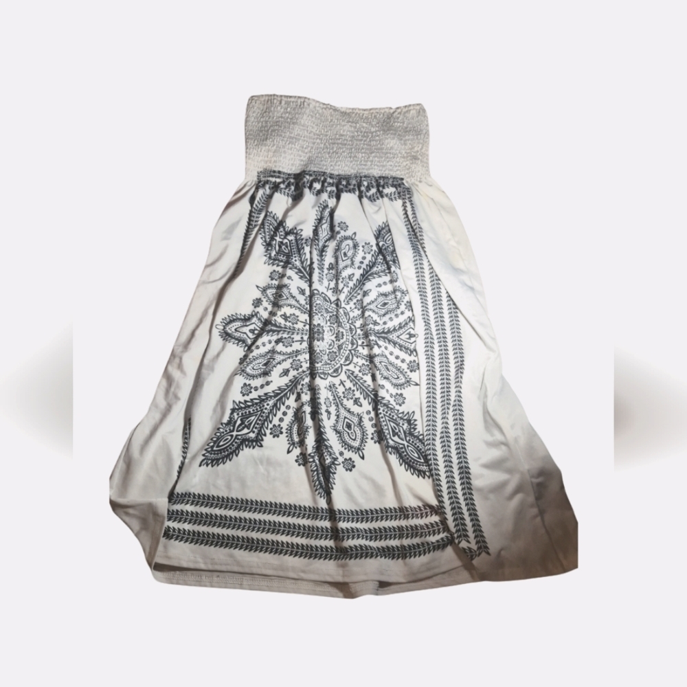 Cristinalove Elegant White Smocked Dress